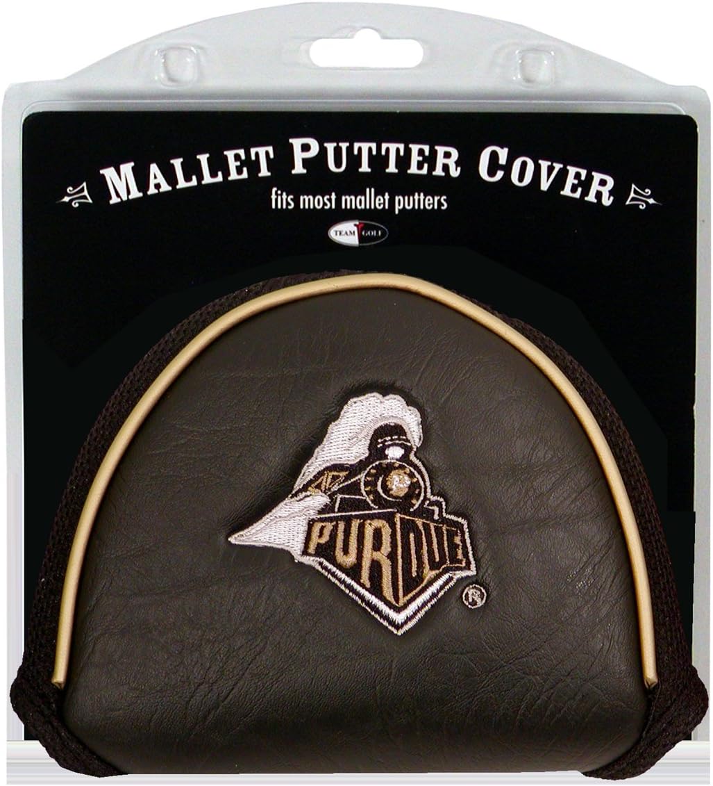 Team Golf mallet putter headcover front view showing team embroidery
