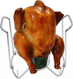 onlyfire Beer Can Chicken Holder for Grill and Smoker | Stainless Steel, Beer Can Chicken Stand with Handle, Includes 4 Vegetable Spikes, Dishwasher Safe - Image 9