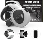 HCY&WLD 4-in-1 retractable dog leash front view