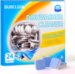 Bubclean dishwasher cleaner and deodorizer tablets front packaging view