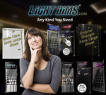 LightDims Black Out Edition complete contents laid out flat