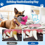 Loncoldy safe non toxic animal chew toy showcased from a top down perspective.