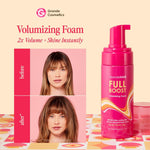 Grande Cosmetics hair foam pump dispenser close up
