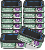 Full product bundle of Lisyee eight pack cat litter refills highlighting long lasting thirty two month supply.