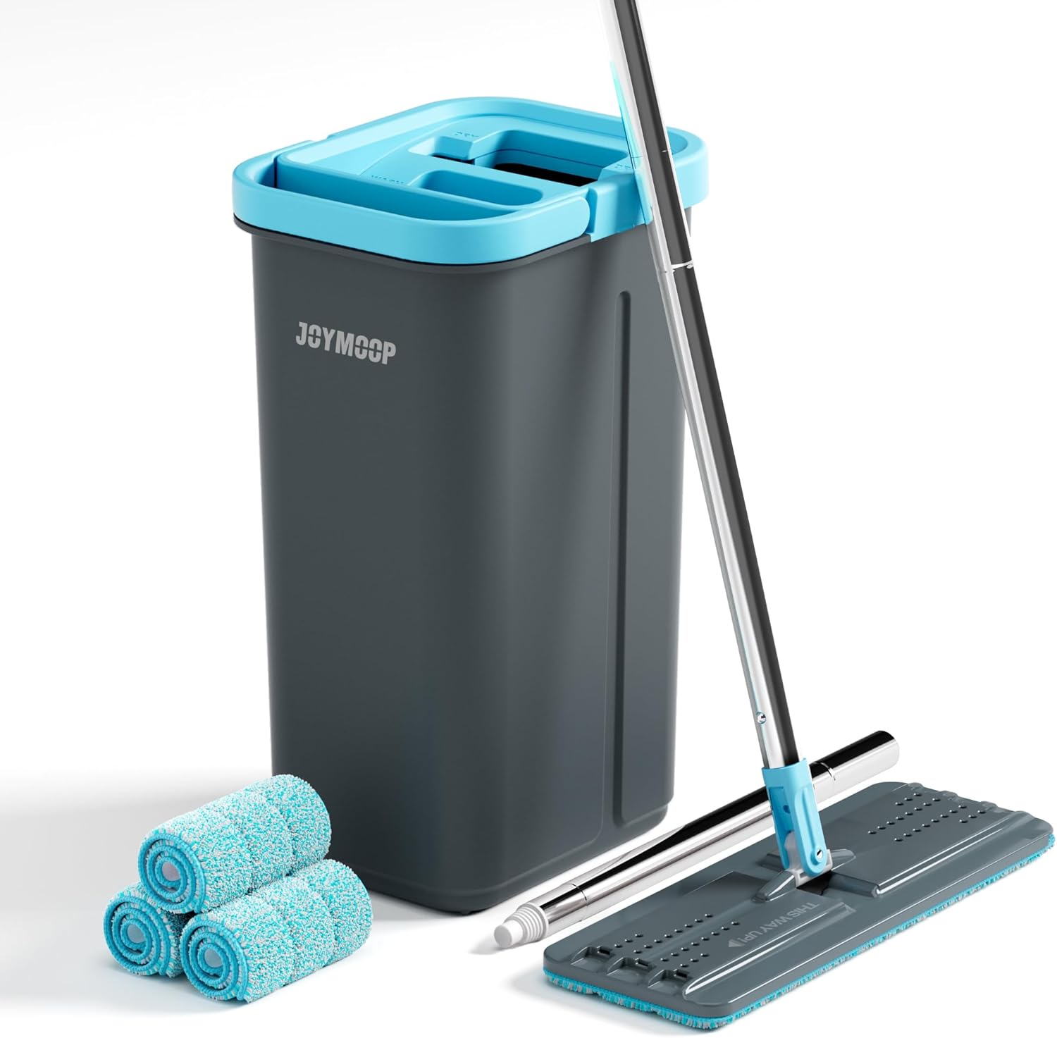 JOYMOOP Mop and Bucket Set front view self cleaning floor system