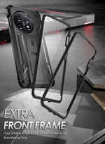 Poetic Revolution case back view with built in screen protector frame