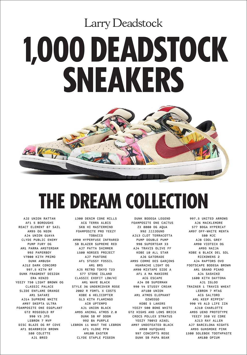 Abrams Books 1000 Deadstock Sneakers hardcover front cover showcasing sneaker history.