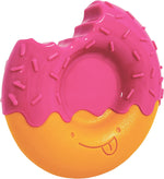 Nylabone Donut Power Chew Dog Toy front view with bacon flavor