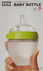 Comotomo 5oz bottle wide neck design for easy cleaning