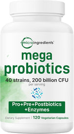 Micro Ingredients Probiotics front view bottle packaging