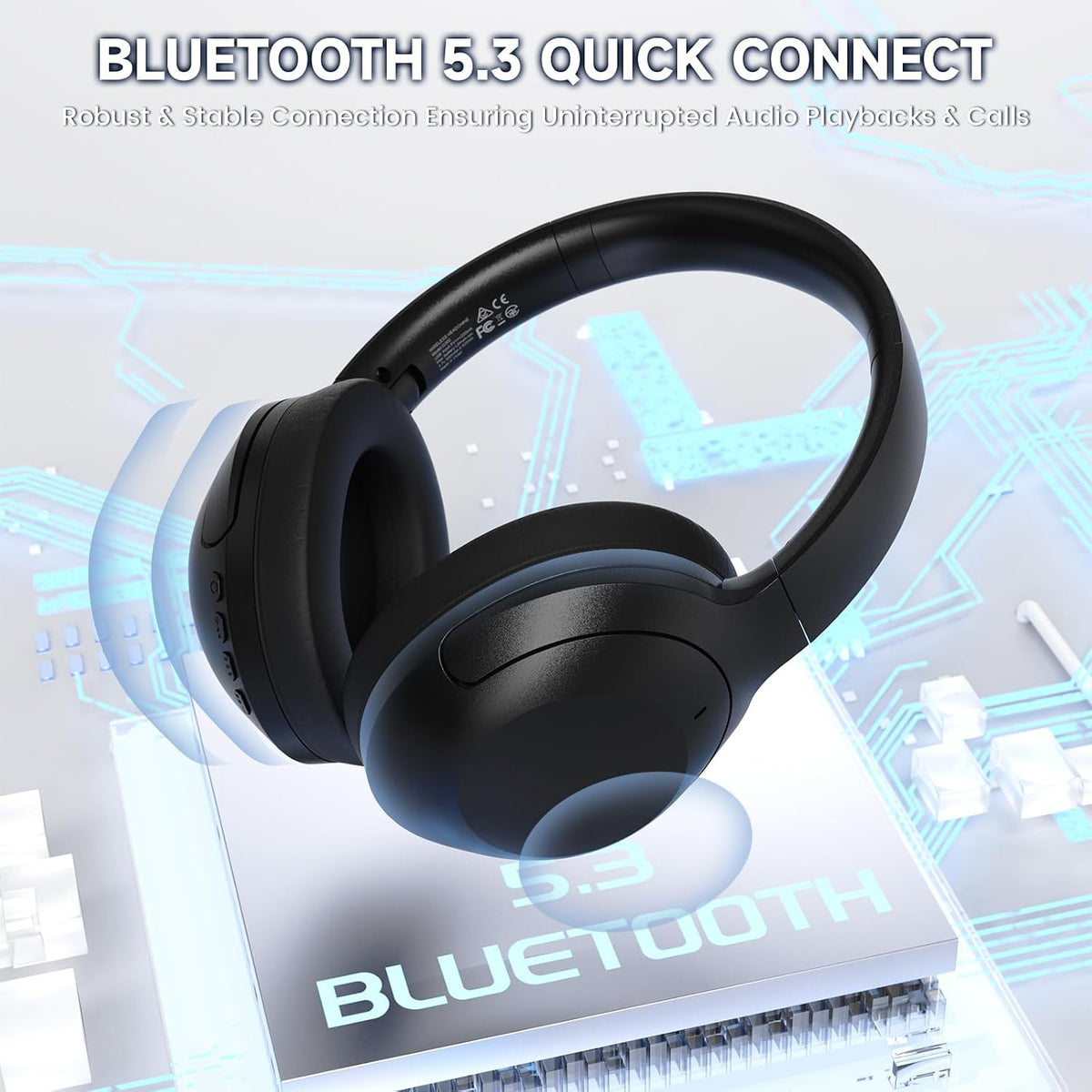 Attack Shark G300 lightweight headphones headband adjustment