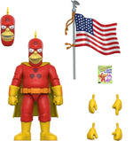 Super7 Ultimates The Simpsons Duffman - 7" The Simpsons Action Figure with Accessories Classic TV Show Collectibles and Retro Toys | The Simpsons 7 Inch Action Figure Ultimates Wave 2 - Duffman - Image 10
