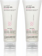 Full package view of authentic imported Giovanni L.A. Hold Styling Gel 6.8 Fluid Ounces
