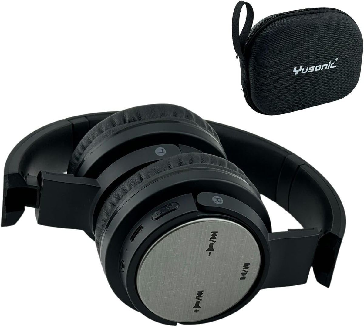 BS660 Bluetooth Headphones, 40mm Deep Bass Over Ear Wireless Headset with Bluetooth 5.3, Invisible Touch Control, 400Mha Battery, Foldable Comfort Earpads with Portable Carry Case for Travel - Image 9