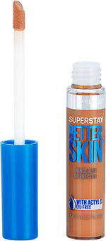 Maybelline Superstay Better Skin concealer box and product display