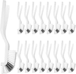 Yinkin kitchen scrub brush front view showcasing right angle design