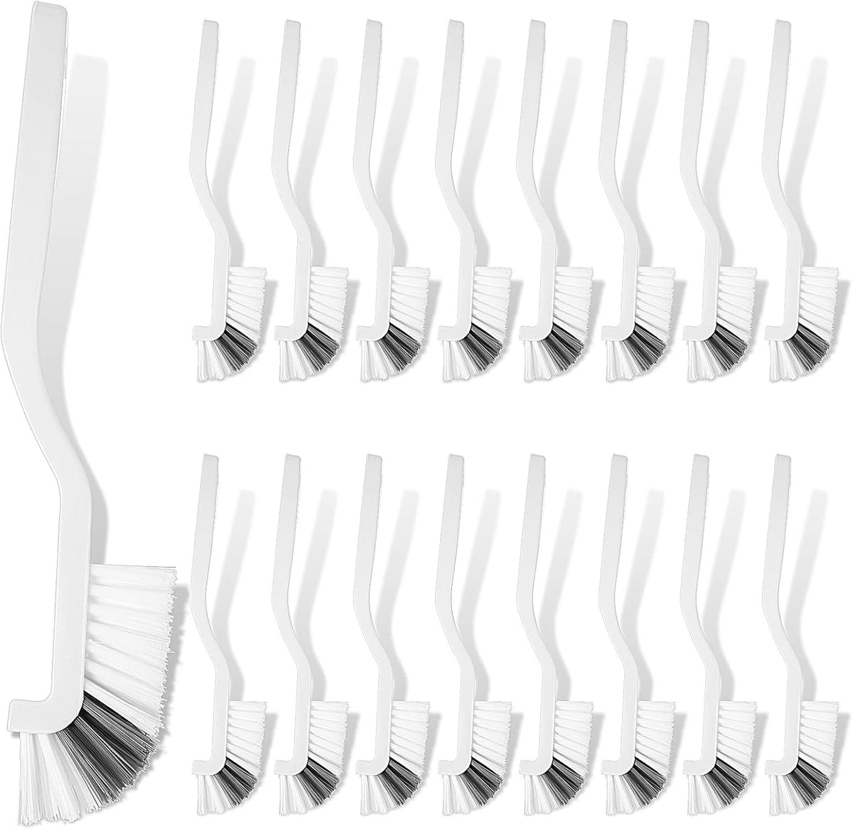 Yinkin kitchen scrub brush front view showcasing right angle design