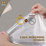 SCENGCLOS 2 pack brining bags laid flat showing thickness