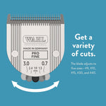 Wahl professional animal clipper attachment blade back view mechanism