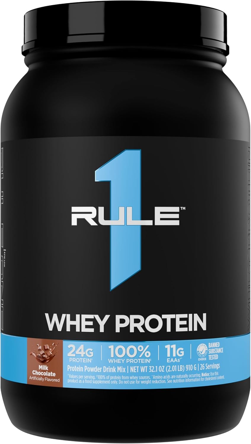 Rule 1 Proteins Whey Protein Powder, Caf Mocha, 27 Servings | 24g Fast-Acting Protein from All-Whey Sources with Naturally Occurring EAAs & BCAAs for Workout Recovery or Anytime Use - Image 15