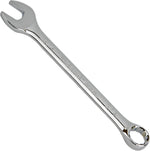 Proferred chrome vanadium steel wrench size stamp detail.