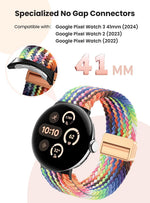 Zeeflufun smartwatch replacement strap magnetic clasp detail