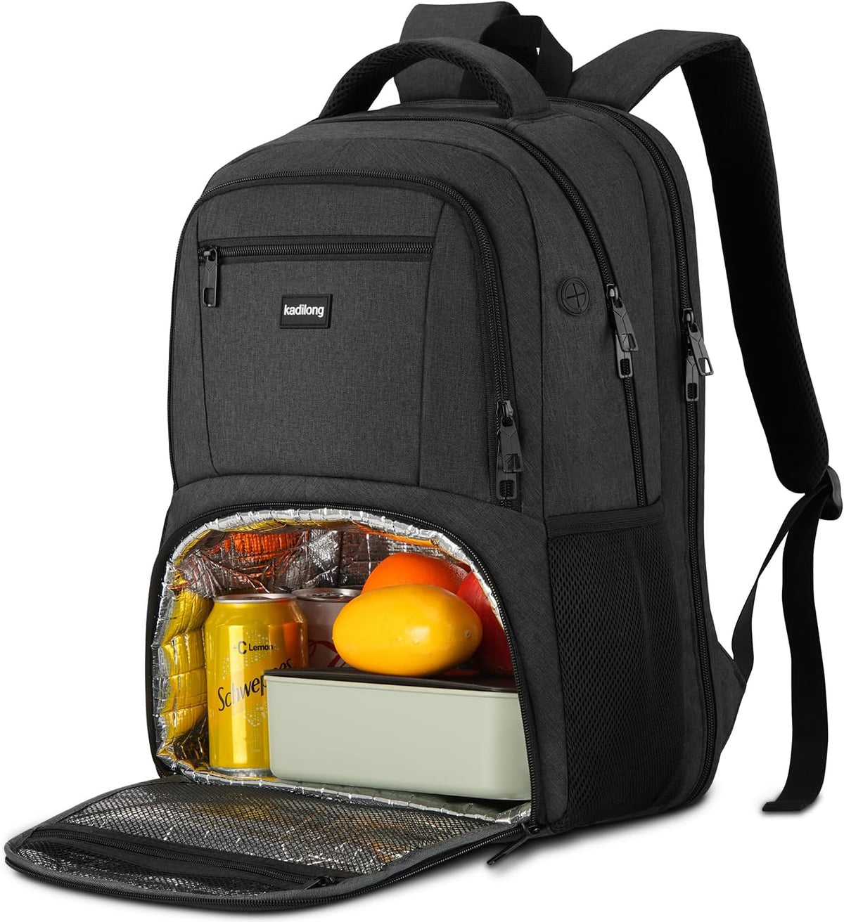 Kadilong 17.3 inch laptop backpack front view