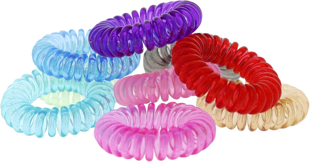 Goomee markless hair loop set multi-color transparent packaging
