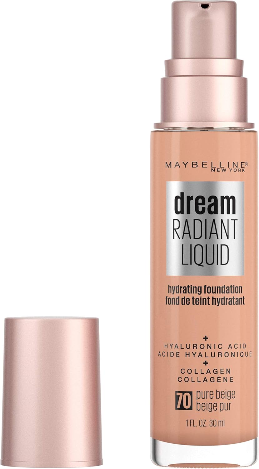 Maybelline Dream Radiant Liquid Medium Coverage Hydrating Makeup, Lightweight Liquid Foundation, Cocoa, 1 Count - Image 13