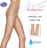 Hanes silk reflections fabric texture close up