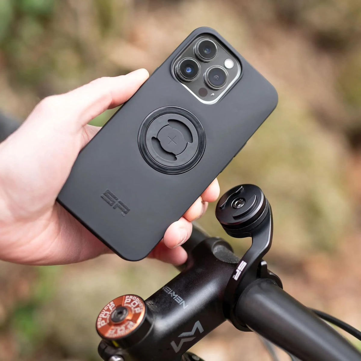 SP Connect bike phone mount side profile