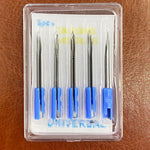 Close-up of steel shaft and plastic base on CcHuDE tagging needles