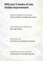 Celimax professional skin smoothing face serum application display