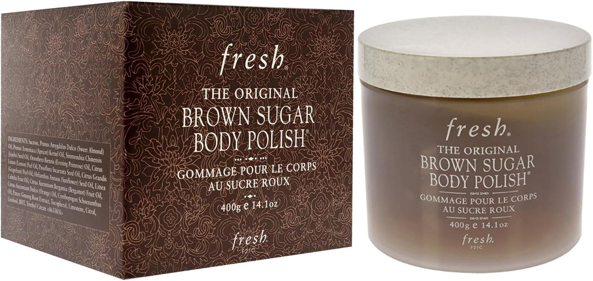 Fresh Brown Sugar Body Polish ingredients list and packaging details