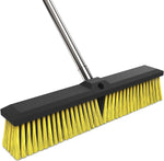 Elapun 18 inch heavy duty outdoor push broom front view