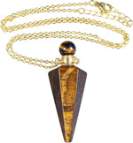 TUMBEELLUWA Crystal Perfume Bottle Necklace for Women Men | Faceted Crystal Point Necklace, Essential Oil Diffuser Vial Necklace, Openable Locket Bottle Jewelry for Daily Wear - Image 14