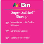 ArtBin transparent case close up on compartments