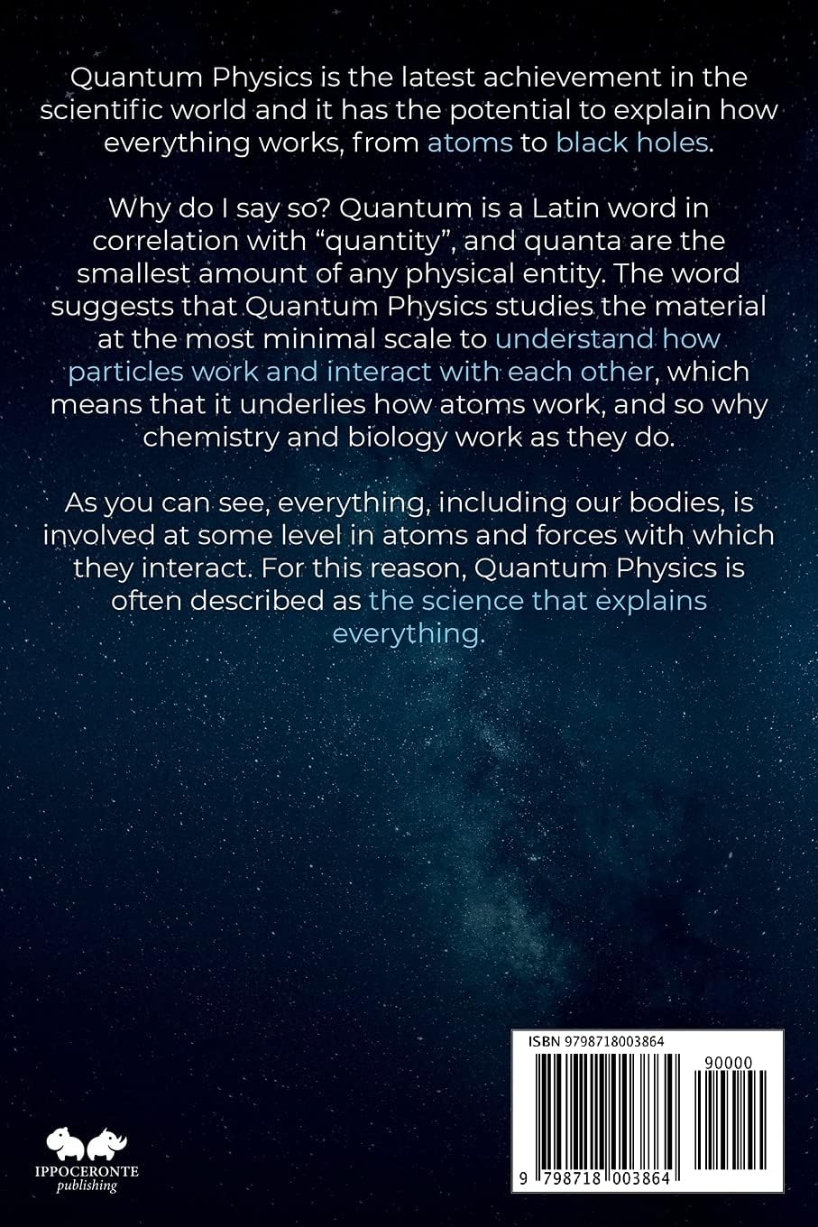Carl J Pratt Quantum Physics for Beginners paperback book side spine and back detail