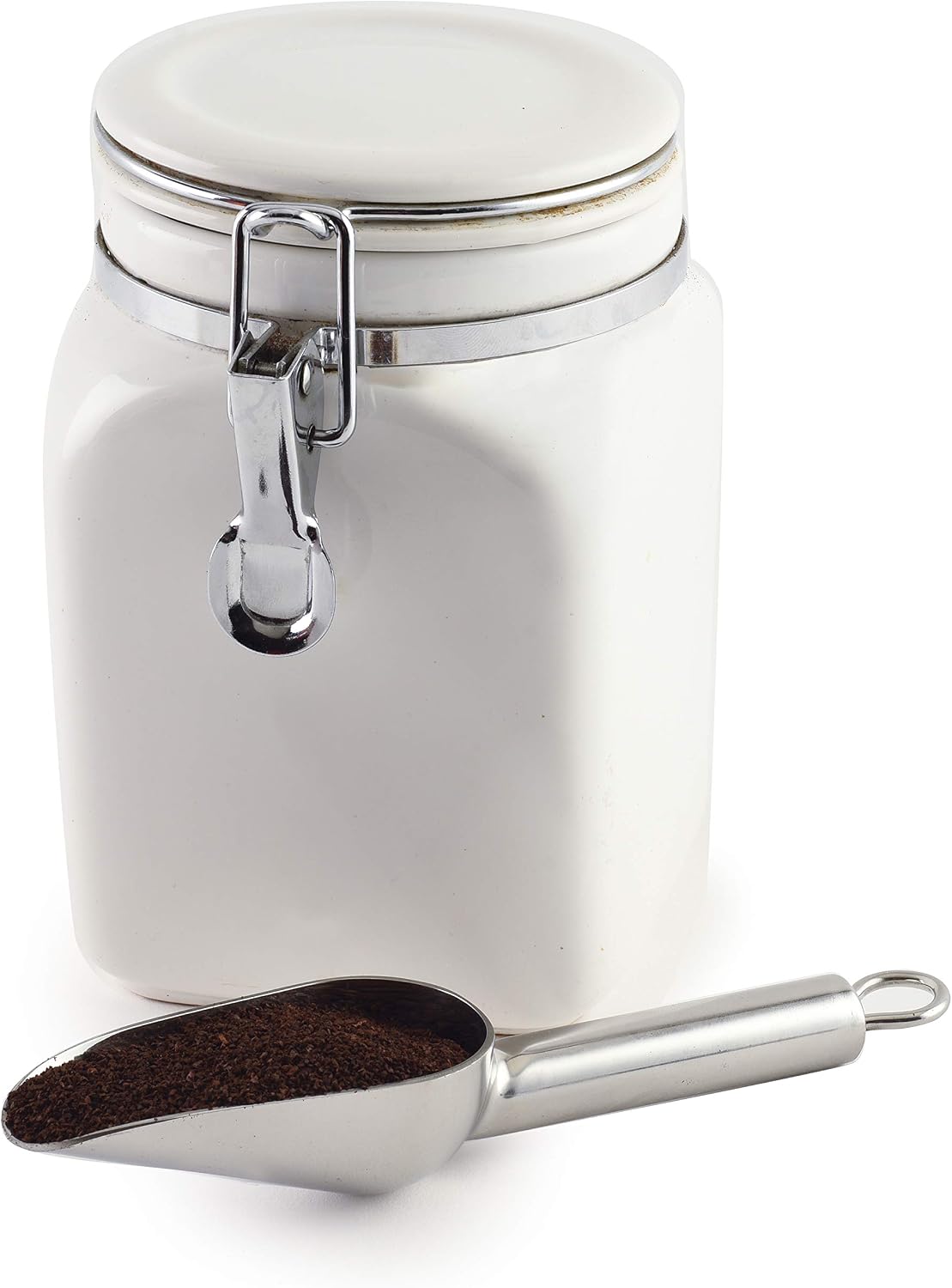 Norpro kitchen utility scoop side profile view