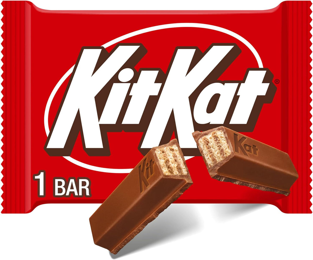 KIT KAT Milk Chocolate Wafer Snack Size, Candy Bars, 0.49 oz (8 Count) - Image 12