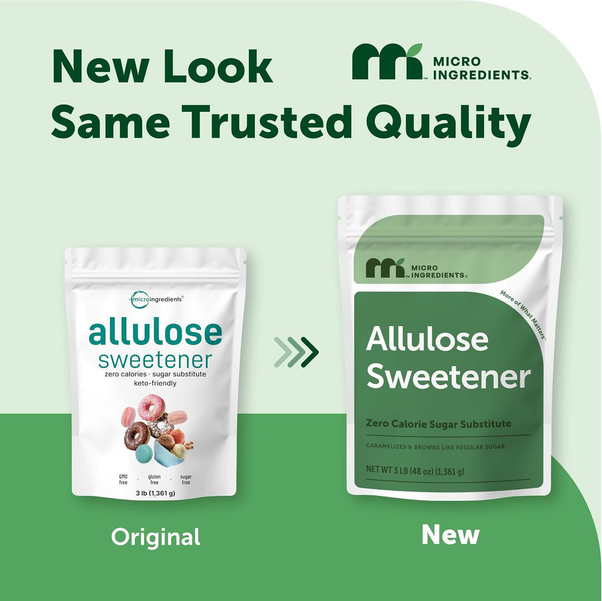 Micro Ingredients Allulose Sweetener fine granule texture close up
