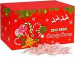 Festive bowl filled with mini peppermint candy canes for Christmas celebrations in India.