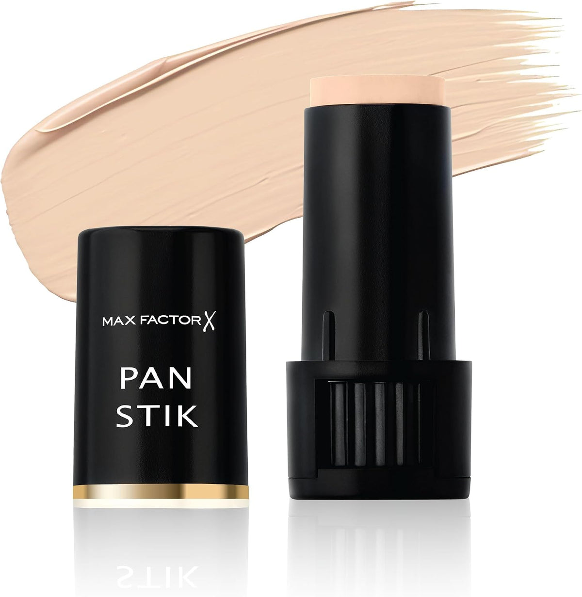 Max Factor Pan Stik 12 True Beige front view foundation stick