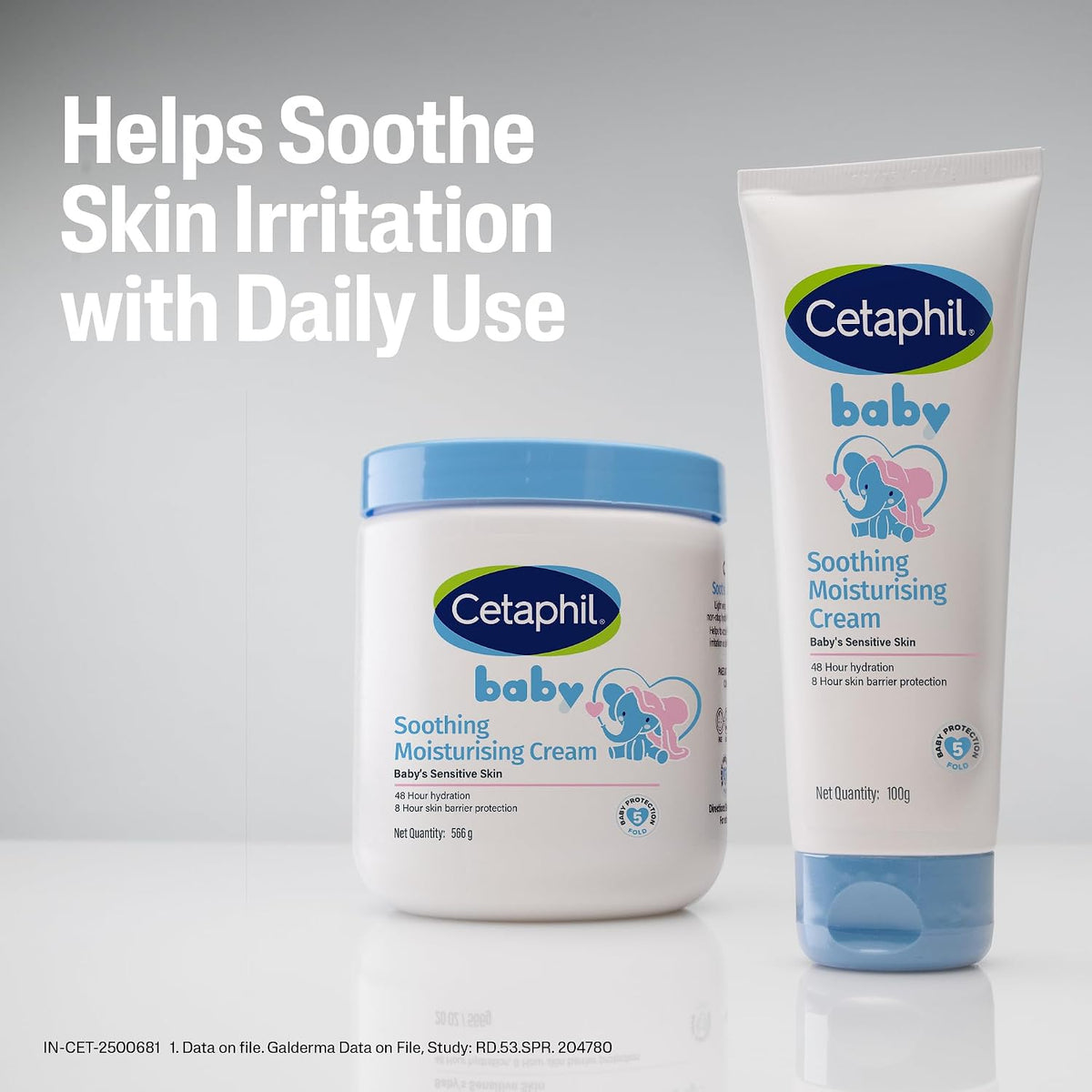 Cetaphil baby skincare products lifestyle display