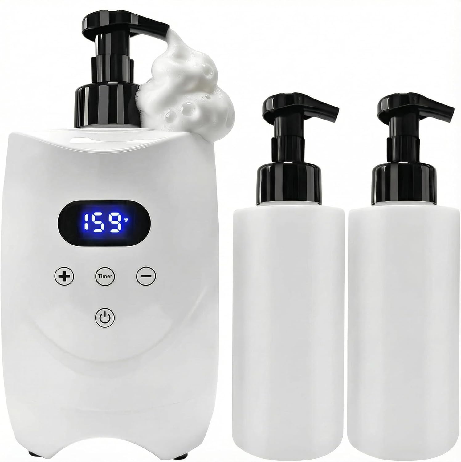 GPSHLUEP professional hot lather machine front view white finish