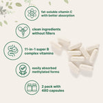 Micro Ingredients 480 capsules twin pack packaging