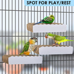Parakeet cage stand with heavy duty wing nuts close up