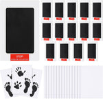 Jetec inkless baby footprint and handprint kit front view showing black clean touch ink pads