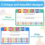 Joyberg classroom punch cards close up of name and goal fields