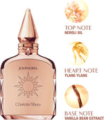Charlotte Tilbury Joyphoria perfume bottle with sunburst design details